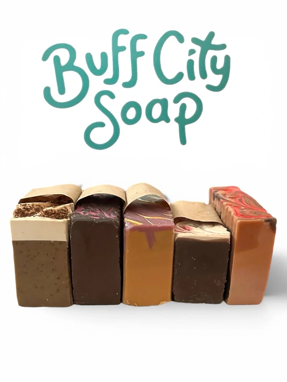 BUFF CITY SOAP CO Handmade soap 5 full bars unused